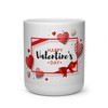 Heart Shape Mug - Cute Valentine's Day Gift for Her or Him, Personalised Gift Mug