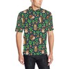 Hedgehog Cactus Pattern Polo Shirt - Recommended For Desert Lovers