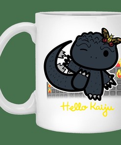 Hello Kaiju Personalised Valentine's Day Mug