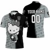Hello Kitty Personalized Polo T-Shirt For Raiders Fans - Cute And Unique Gift