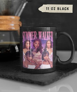 Hip Hop and R&B Fans Will Love this Summer Walker Coffee Mug Featuring a Vintage 90s Style