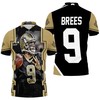 History All-Over Print Polo Shirt For Drew Brees And New Orleans Saints Fans - A Nostalgic Look For Fans