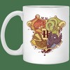 Hogwarst Mug Set, Best Gift for Friends or Lovers with Love Quotes