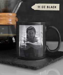 Homage Art Mug for Adam Driver Fans | Vintage 90's Coffee Mug | Ben Solo, Reylo, Sith Must-Have Mug