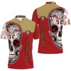 Hoodie San Francisco 49Ers Sugar Skull 3D Polo Shirt With Polo Collar - Fan Gift