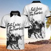 Horse Racing Personalized Polo T-Shirt - Perfect For Race Sport Lovers