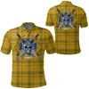 Houston Tartan Polo Shirt With Celtic Scottish Culture Detailing - Perfect For Polo Shirt Lovers