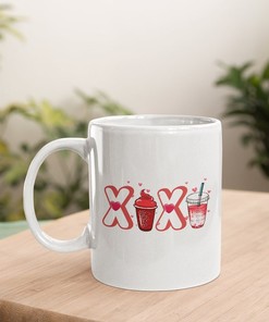 Hug Kisses Mug: A Love Mug Set That Will Make Her Valentine's Day Tea Time Extra Special