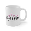 Hugs Kisses Hearts Mug - Valentines Day Gift Coffee Mug