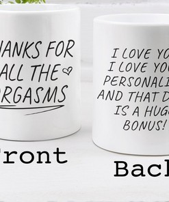 Humorous Fiance Gift for Him - Boyfriend Valentine Mug - Personalised Coffee Cup