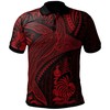 Humpback Whale And Coat Of Arms Polo Shirt For Wildlife Enthusiasts - New Caledonia