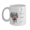I Burn For You Bernie Sanders Coffee Mug Set - Bernie Valentines Mug Set - Bernie Mittens Coffee Cup Set