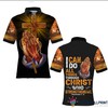 I Can Do All Things Through Christ Jesus Black Yellow Polo Shirt - Inspirational Gift
