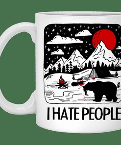 I Hate People Valentine's Day Mug Set