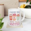 I Love You More Than Coffee Mug Set, Romantic Mug for Lovers on Valentines Day