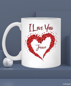 I Love You Mug Gift for Her - Birthday, Christmas Mug Set - Mug Gift Ideas