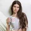 I Think I Like You Valentines Day Ceramic Mug - Cute Valentines Day Mug Set for Him with 11 oz Mug