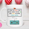 I Vow to Love You Mug Set - Funny Gamer Mug for Boyfriend or Husband