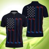 Iconic American Golf Flag Polo Shirt - Perfect Gift For Fans