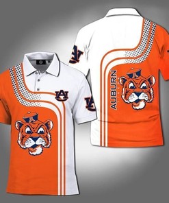 Ideal For Fans: Auburn Tigers Ncaa 3D Polo Shirt