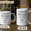 If My Auntie's We Bogeys Aunt Coffee Mug, Funny Gift | Moving Mug Gift | Best Aunt Ever | Niece Nephew Gag Gift