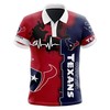 Increase Your Game With Beating Curve Houston Texans 3D Polo Shirt
