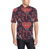 Indian Elephant Pattern Red Polo Shirt For Fans - Personalized Polo T-Shirt