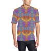 Indian Men Polo Shirt With Gold Elephant Design - Great For Elephant And Golf Fans