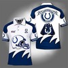 Indianapolis Colts 100Th Nfl Season Celebration 3D Polo Shirt: Perfect Gift For Fans