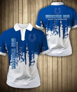 Indianapolis Colts 3D Polo Shirt For Fans As A Perfect Gift