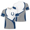 Indianapolis Colts Button Up Polo Shirt: Perfect Gift For Fans With 3D All Over Print