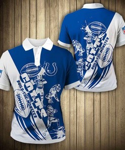 Indianapolis Colts Casual 3D Polo Shirt - Perfect Gift For Fans