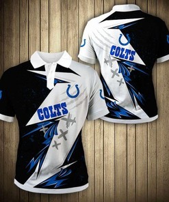 Indianapolis Colts Graffiti 3D Polo Shirt - Perfect Gift For Fans