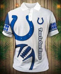 Indianapolis Colts Zigzag Casual 3D Polo Shirt - Perfect Gift For Fans