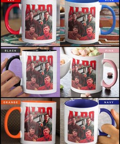 Inglorious Basterds Bear Jews Coffee Mug with Aldo The Apache Vintage Design Perfect Fan Gift for War Movie Enthusiasts
