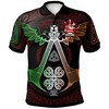 Irish Celtic Symbols And Ornaments Kirby Or O'Kirby Family Crest Polo Shirt - Show Off Your Irish Heritage