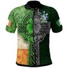 Irish Dolphin Family Crest Polo Shirt - A Perfect Gift For Fans Of Irish Dolphins And Heritage