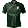 Irish Dolphin Family Crest Polo Shirt - Show Your Heritage With This Stylish Irish Polo Shirt