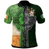 Irish Fox Family Crest Polo Shirt - A Fashionable Addition To Any Irish Heritage Wardrobe