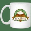 JJ's Diner Mug - Perfect Valentine's Day Coffee Mug for Her with Cute Mugs Set