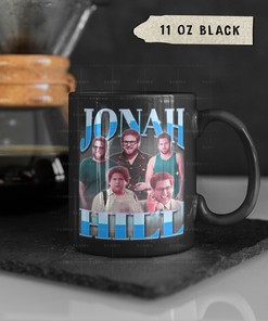 JONAH HILL Coffee Mug | Actor Coffee Mug | Comedian Vintage Mug | Wolf Wallstreet Movie Mug | Superbad Quote Mug