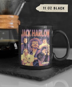Jack Harlow Tour Tea Mug for Hangout and Industry Baby Fans: 11 OZMovie Mug with Doobie Style 90s and Rapper Hip Hop