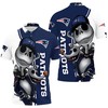 Jack Skellington And Zero 3D Polo Shirt - Halloween Special For New England Patriots Fans