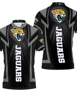 Jacksonville Jaguars All Over Print Polo Shirt- Perfect Gift For Fans Of The Jags And Eye-Catching Apparel
