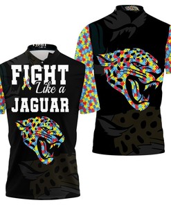 Jacksonville Jaguars Autism Support Polo Shirt - Speak Out For Autism