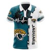 Jacksonville Jaguars Beating Curve Polo Shirt - Perfect Gift For Fashionable Fans Of The Jags