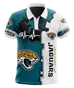 Jacksonville Jaguars Beating Curve Polo Shirt - Perfect Gift For Fashionable Fans Of The Jags