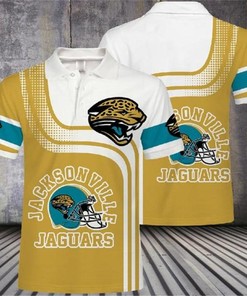 Jacksonville Jaguars Casual Polo Shirt For Fans- Perfect Gift For Casual Jags Fans