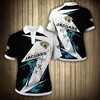 Jacksonville Jaguars Graffiti 3D All Over Print Polo Shirt - Perfect Gift For Artistic Fans Of The Jags