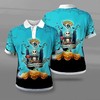 Jacksonville Jaguars Halloween 3D All Over Print Polo Shirt - Spook It Up With Fans Of The Jags